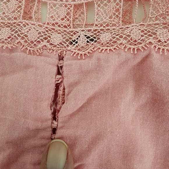 Free People Verona Pink Boho Dress Size XS - Picture 10 of 13